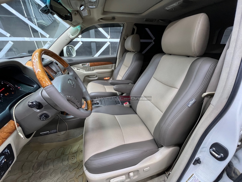 Перетяжка сидений кожей LEXUS GX 470