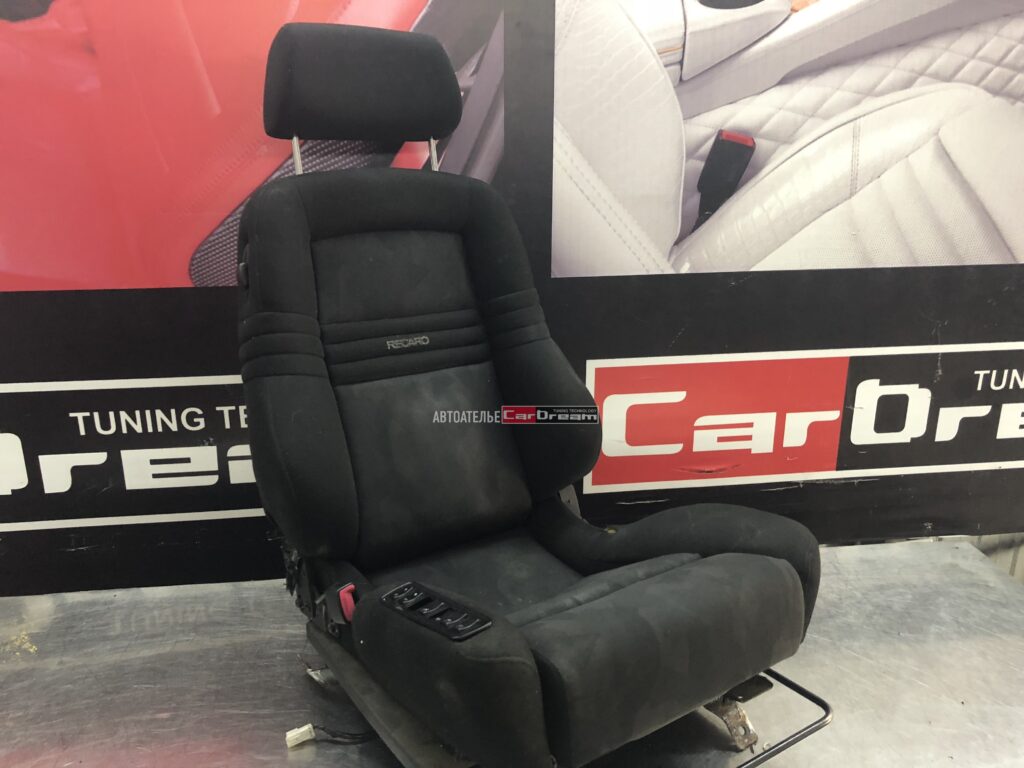 Перетяжка водительского сиденья RECARO