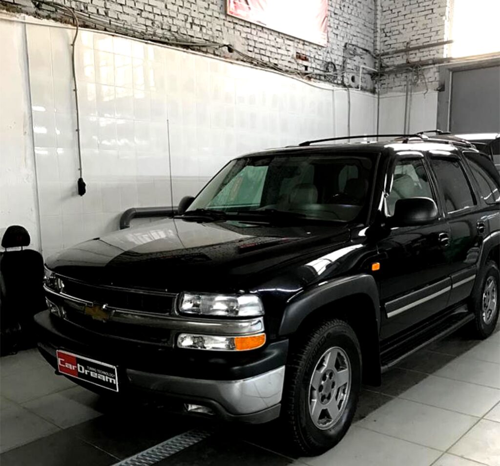 Перетяжка сидений кожей Chevrolet Tahoe