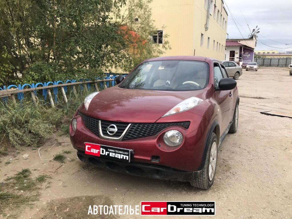 Шумоизоляция салона авто на Nissan Juke