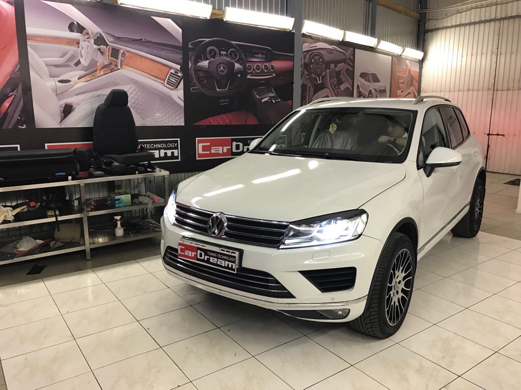 Перетяжка сидений автомобиля Volkswagen Touareg