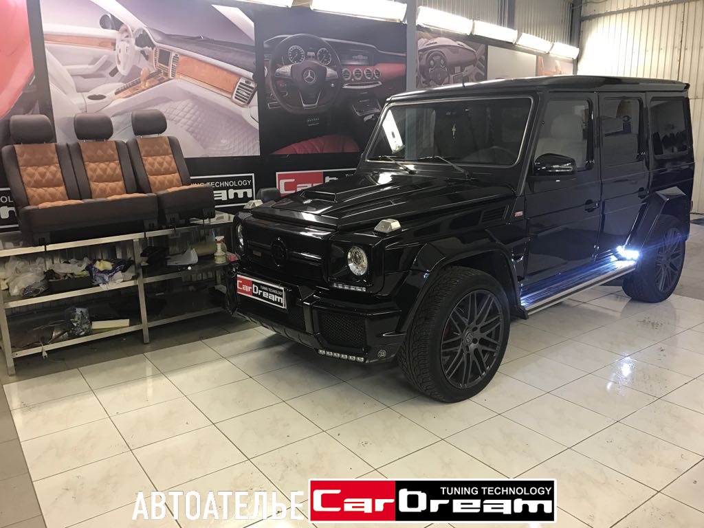 Перетяжка салона Mercedes-Benz G class