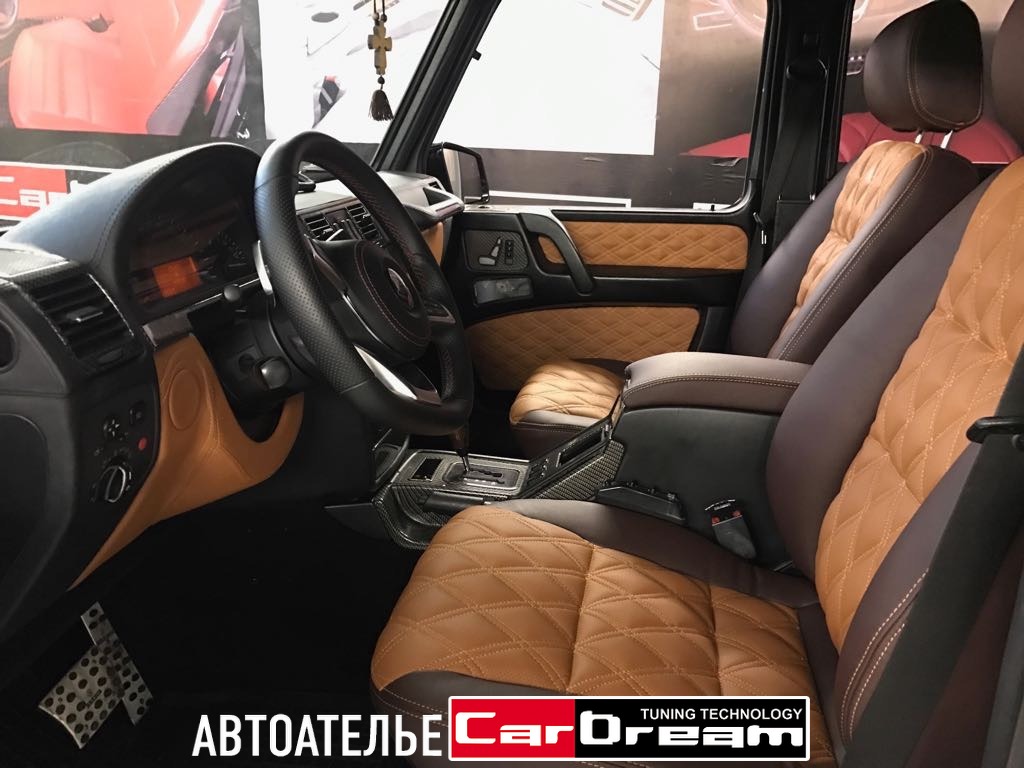 Перетяжка салона Mercedes-Benz G class