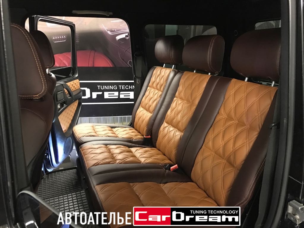 Перетяжка салона Mercedes-Benz G class