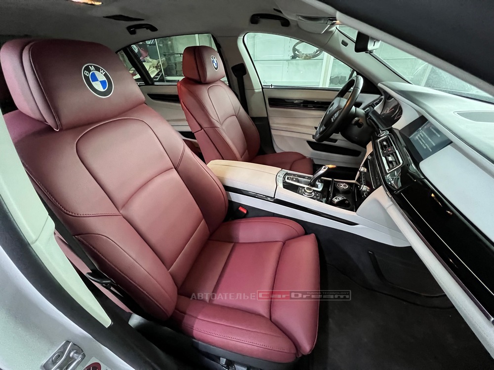 Перетяжка сидений BMW 7 series Individual