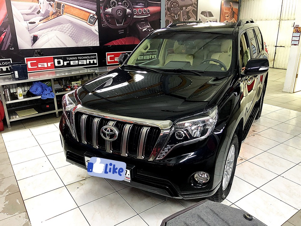 Перетяжка салона Toyota Land Cruiser Prado 150 бежевая кожа