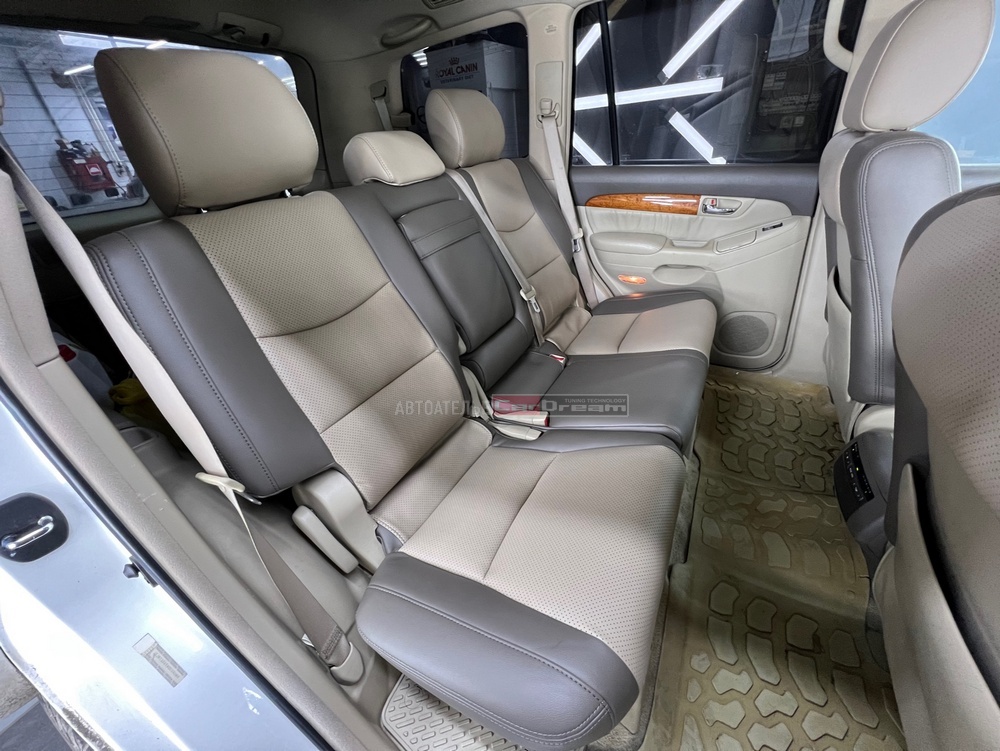 Перетяжка сидений кожей LEXUS GX 470