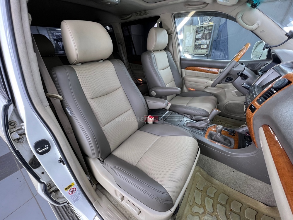 Перетяжка сидений кожей LEXUS GX 470