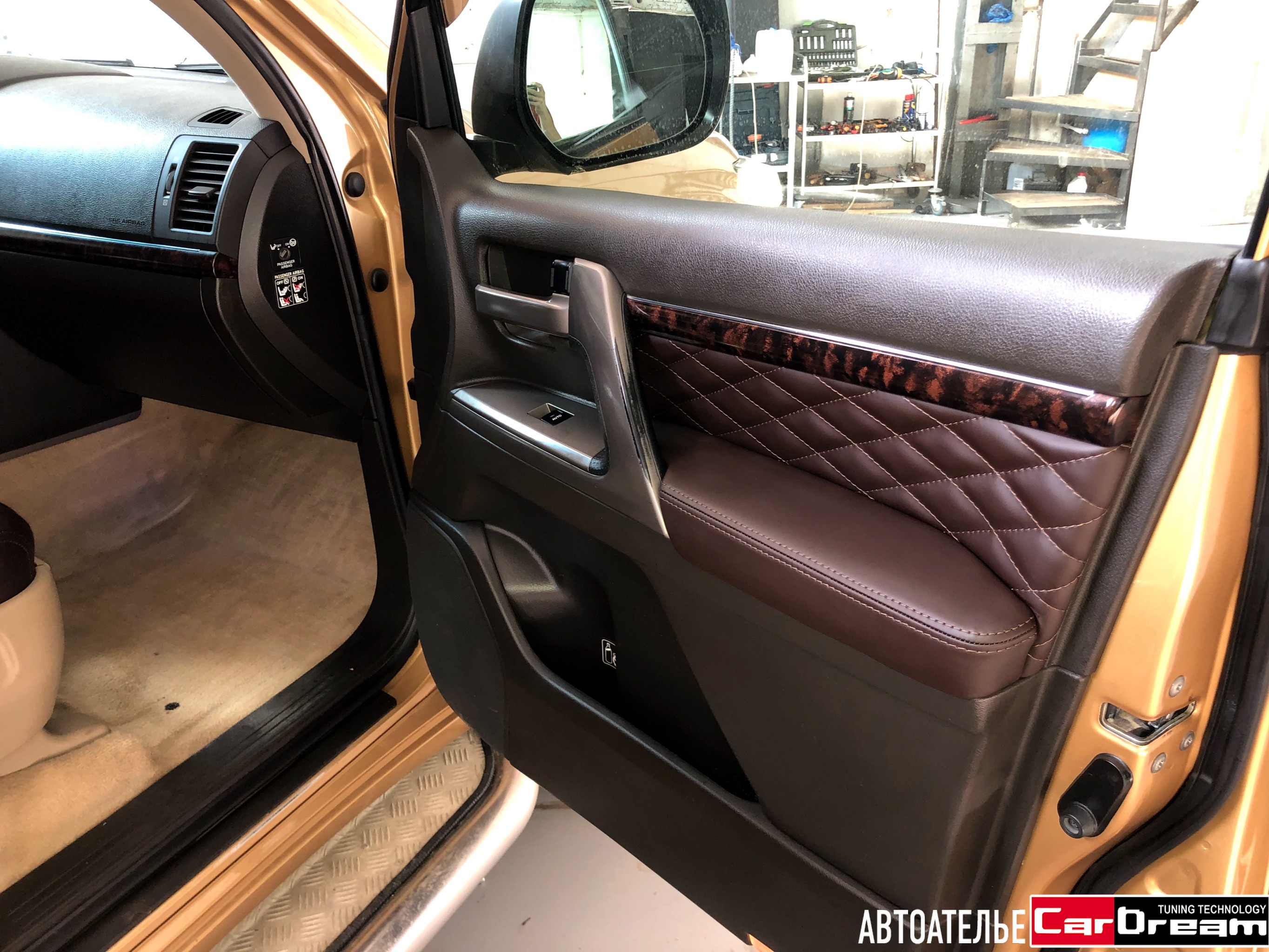 Кожаный салон сиденья Toyota Land Cruiser 200 Nappa Chocolate